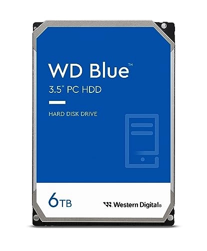WD Blue 3.5" 5400rpm SATA (WD60EZAZ) - 6TB