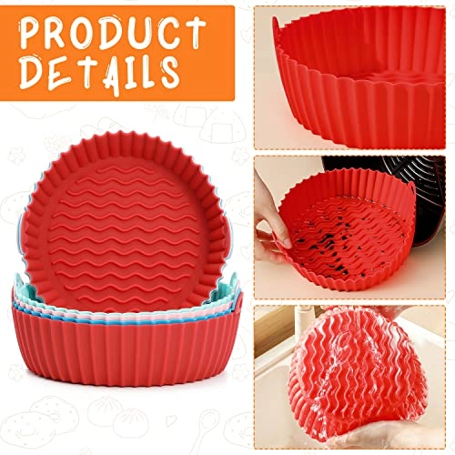 Air Fryer Silicone Liners - Silicone 4 Pcs