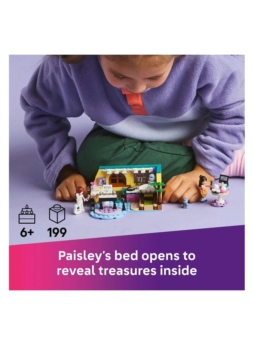 Friends Paisley’s Room (42647) - 2 Minidolls Bunny Figure