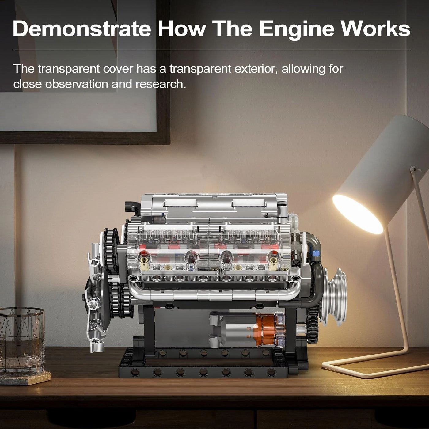 10088 V8 Engine - Model Kit (10088)