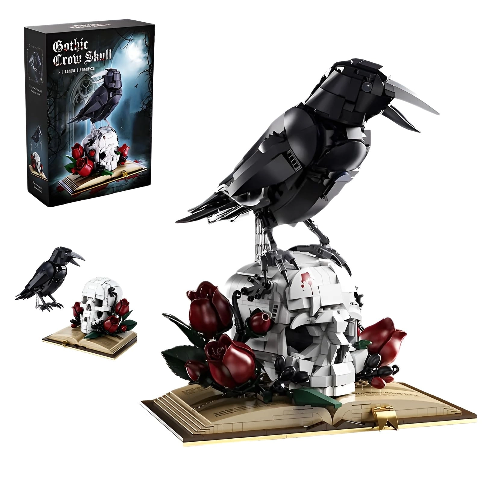 DzirePada Gothic Raven Construction Set - Raven 1358 pcs