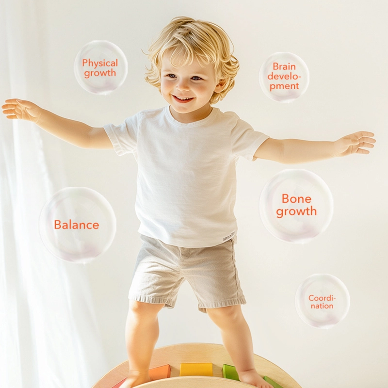 Rainbow Wooden Climber - 4-in-1 With Cushion