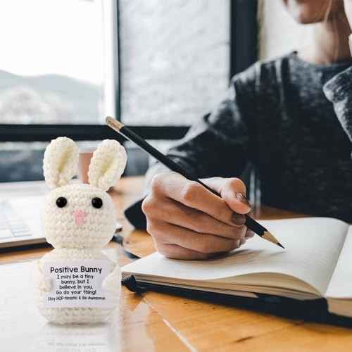 Bunny Positive Crochet - 12 cm