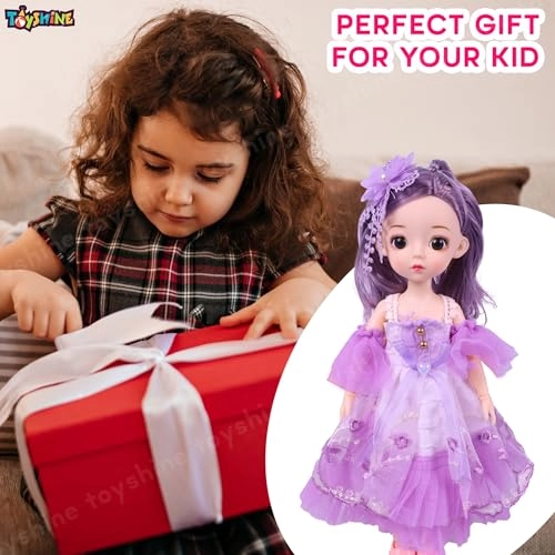 Cute Doll - 12-Inch Plastic Wedding Dress Ages 3+