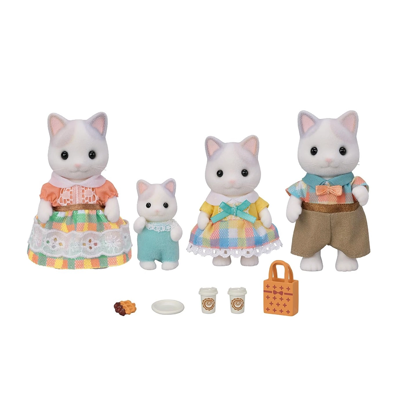 Latte Cat Family (CC2161) 4 pcs
