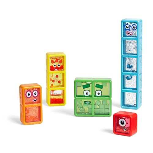 Numberblocks One to Five Sensory Bottles - 36 months - 7 years 5 pieces