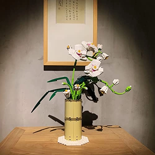 Flower Bouquet Building Kit Orchid - 588pcs
