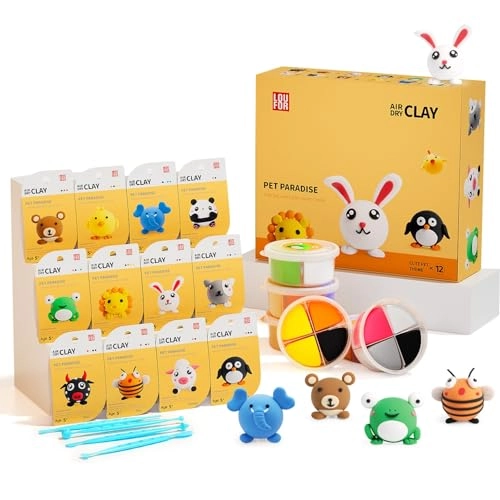 AIR DRY CLAY - FOAM CLAY SCULPTING TOOLS Kit