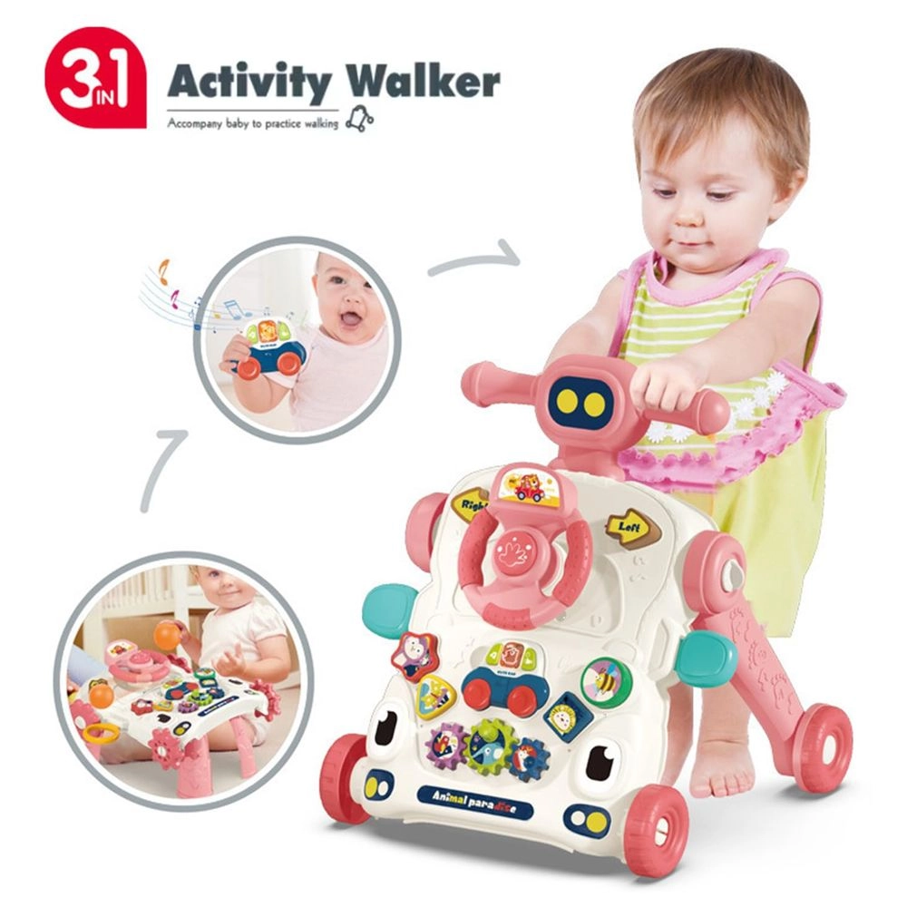3-In-1 Multi-Function Walker - Animals Suitable for 18 months & above