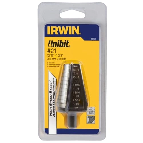 Unibit #21 - 1/2-Inch Shank