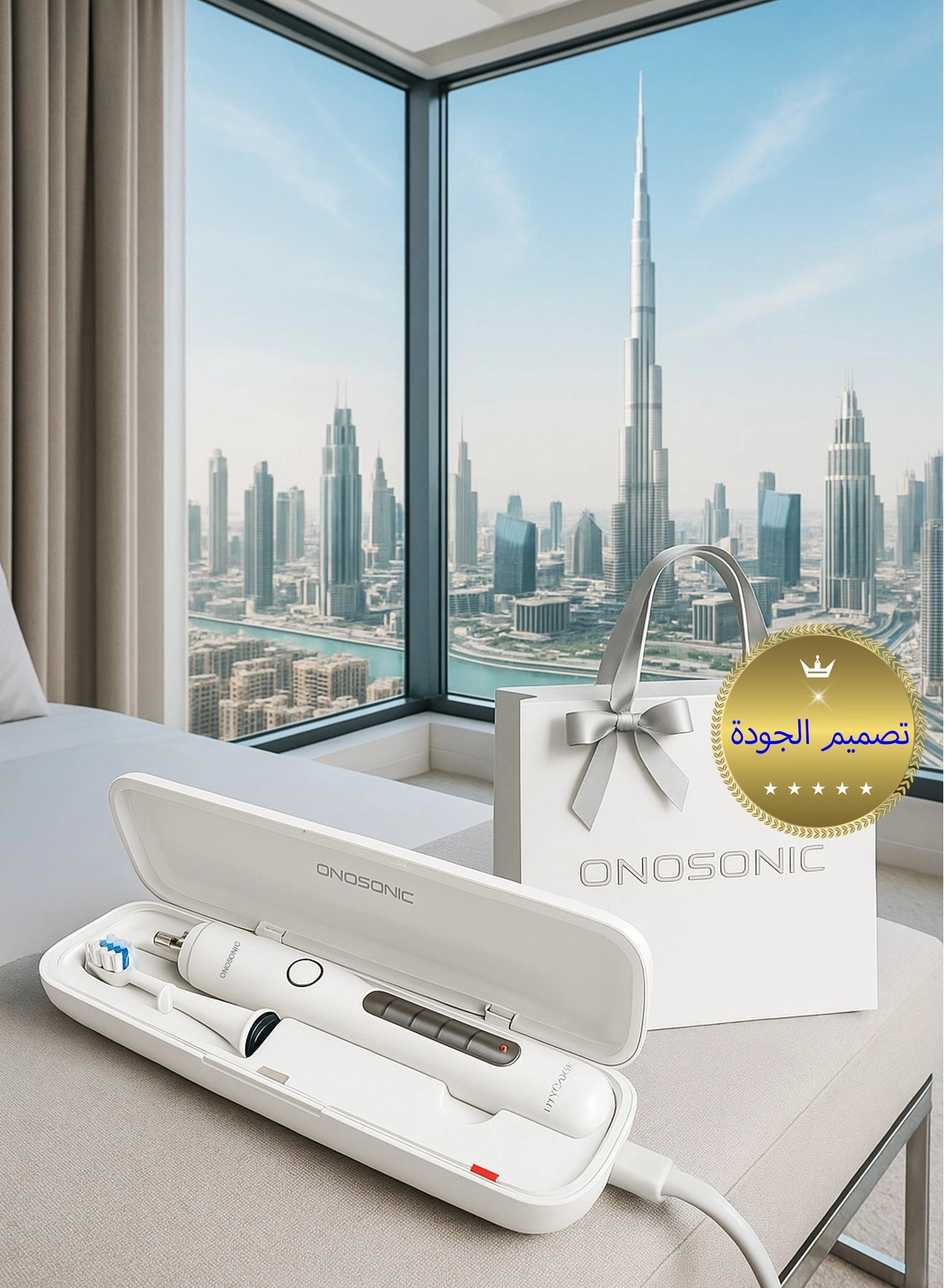 DX-1 - Electric Toothbrush USB Travel Case White