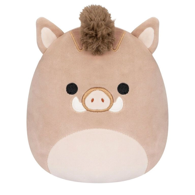 Squishmallows Warren Brown Boar 12 cm Plush