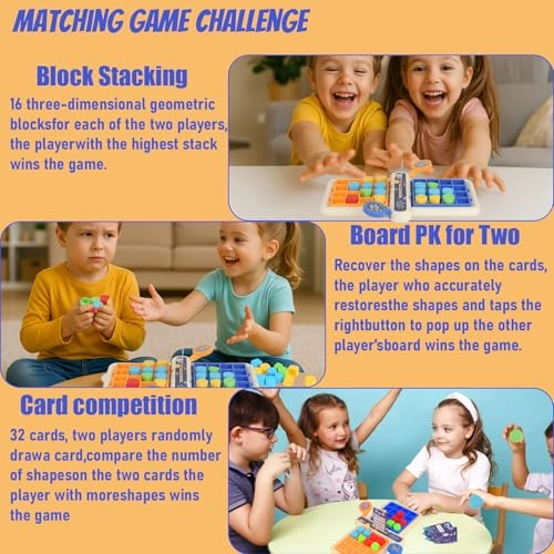 Shape Matching Game - 3 years and up 16 pieces