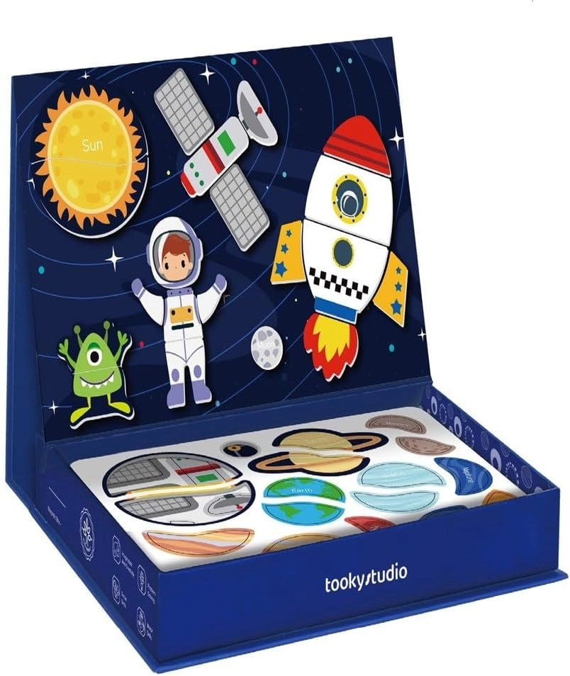 Wooden Montessori Magnetic Box - 72 pieces