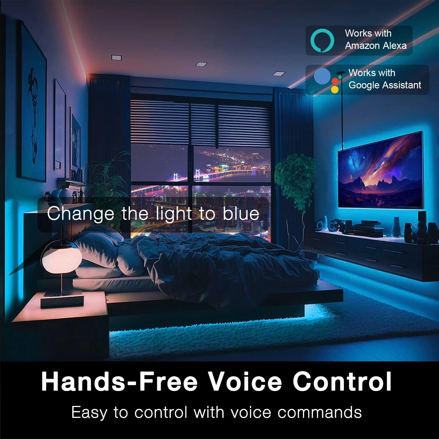 Smart IC LED Strip Lights - 65.6FT