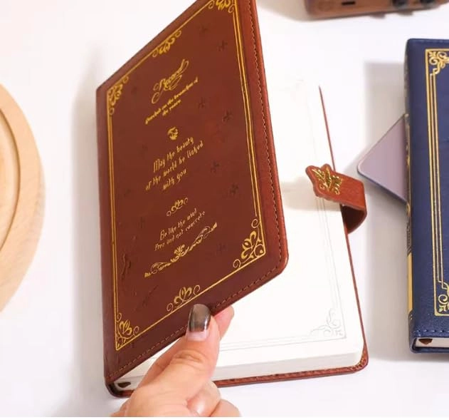 Mini Transparent Binder Spiral Diary Notebook