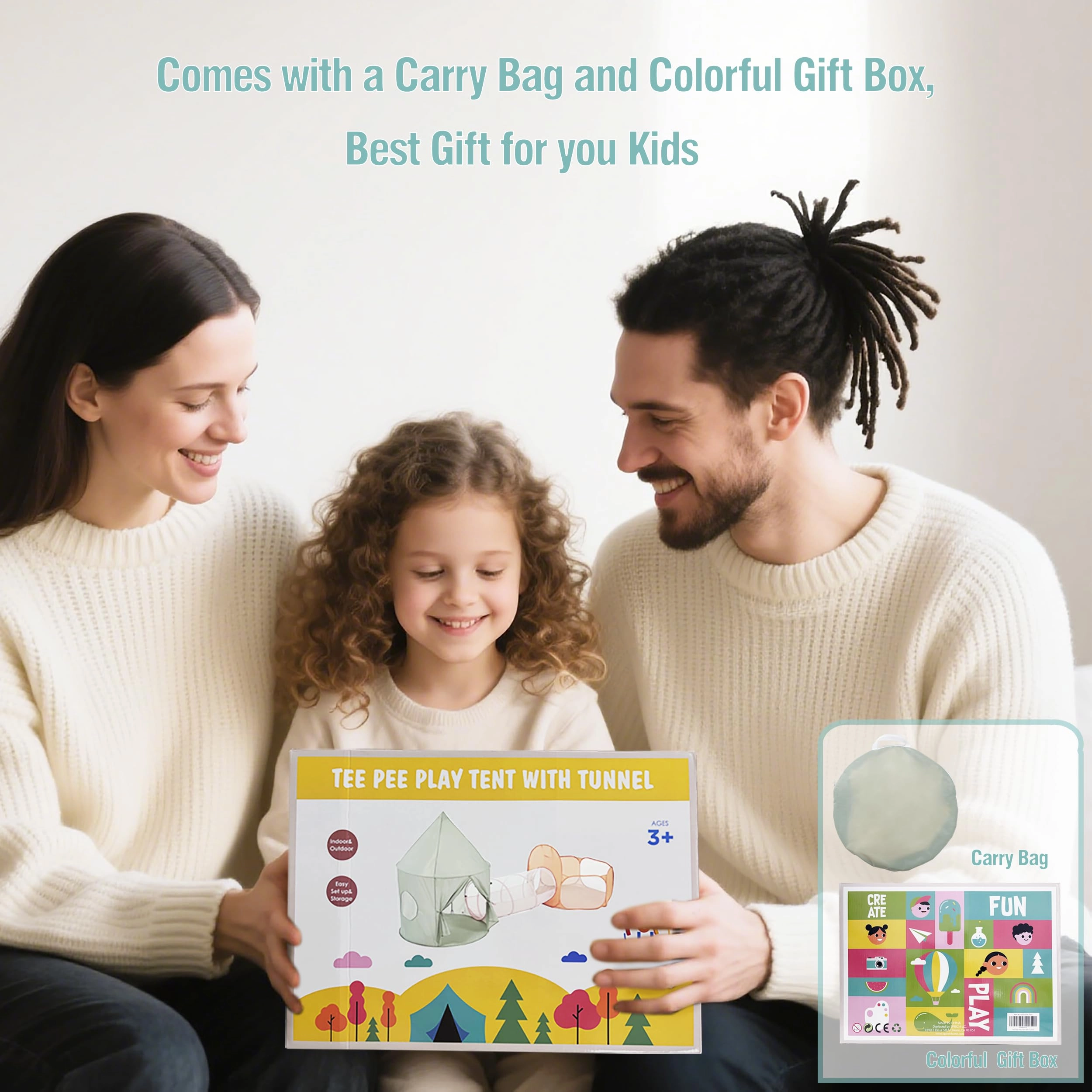 3 in 1 Pop Up Play Tent