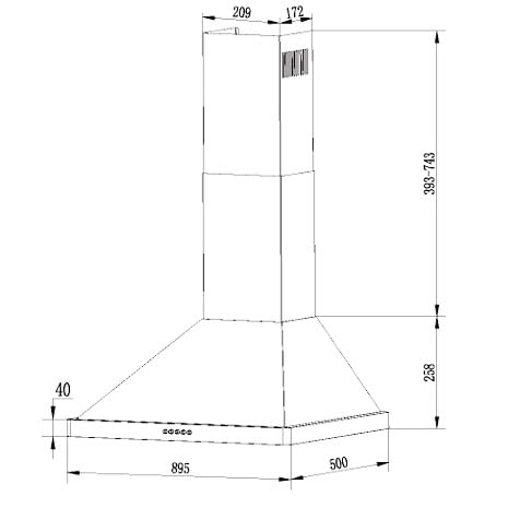 HDWMS90018 - 450-500 m³/h 90CM