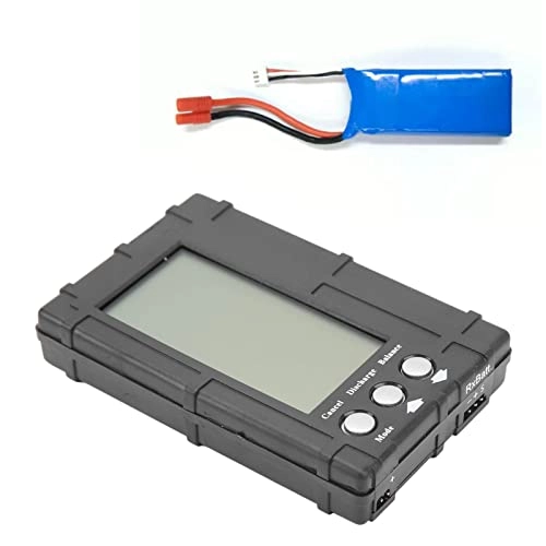 Li Po Battery Discharger - 3 in 1 Large Screen JST Plug