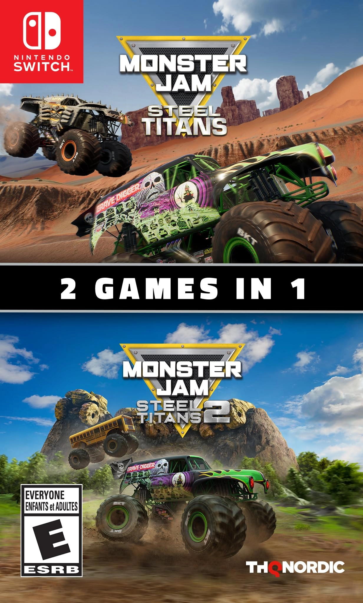 Monster Jam Steel Titans Bundle
