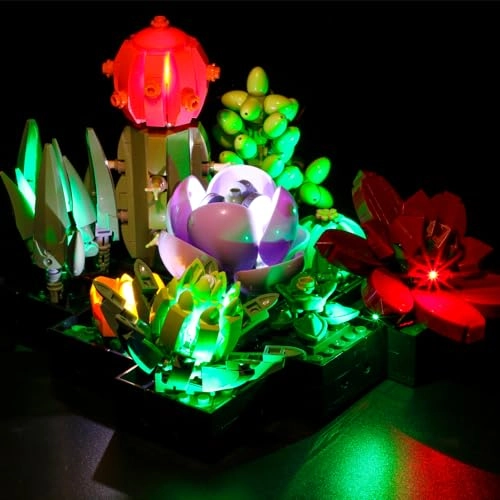 14 Mini LED 1 x 1 Building Block Lighting Set - Red light USB