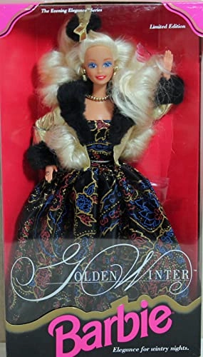 Golden Winter Barbie Doll - 12 Inch Ages 3+