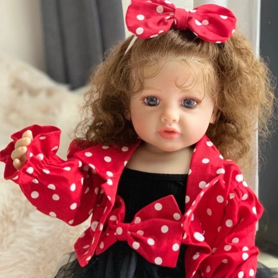 Betty Reborn baby Doll - 22inch 55Cm Silicone Rooted Hair
