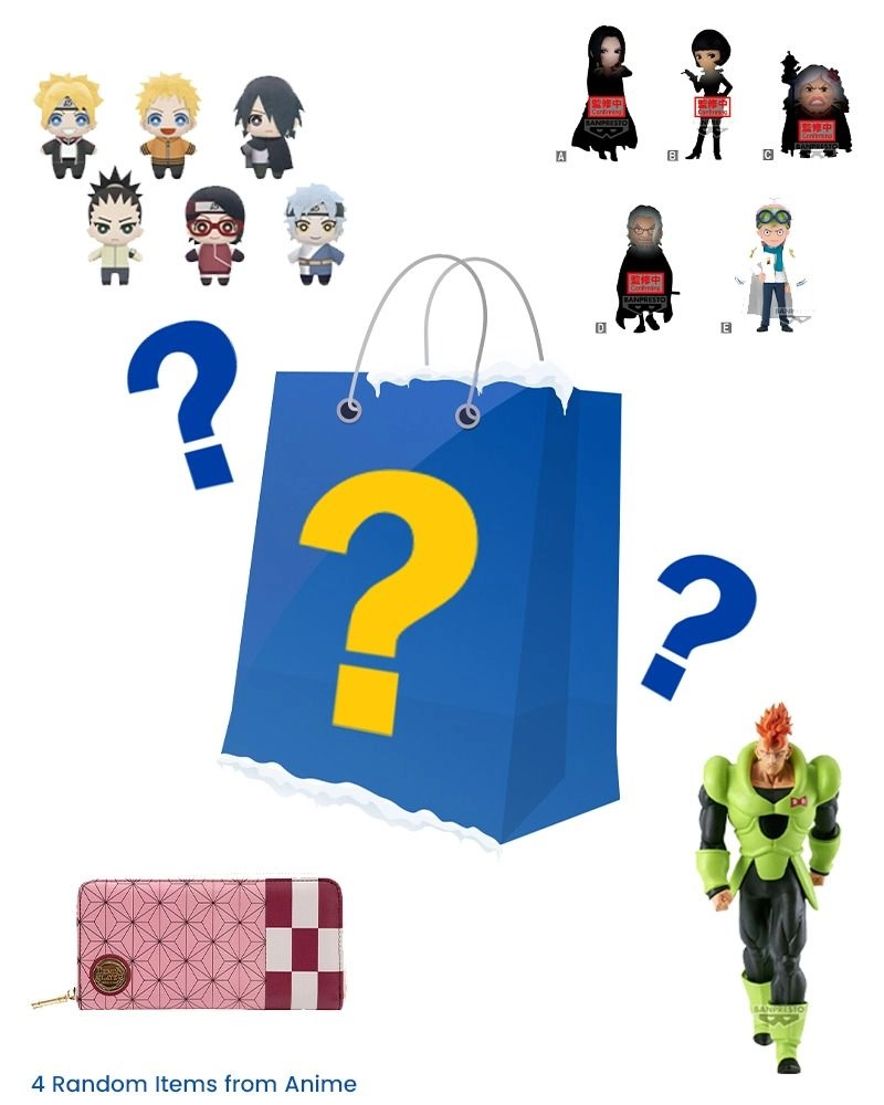 Generic Mystery Bag - Anime 4 Mystery items