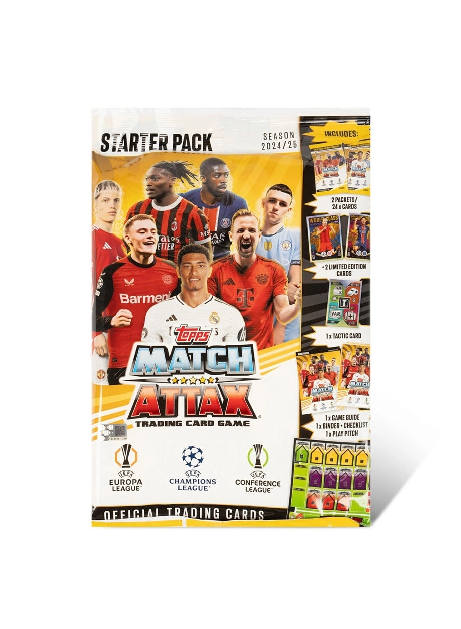 Match Attax UEFA Champions League 2024/25 Starter Pack - 27pcs