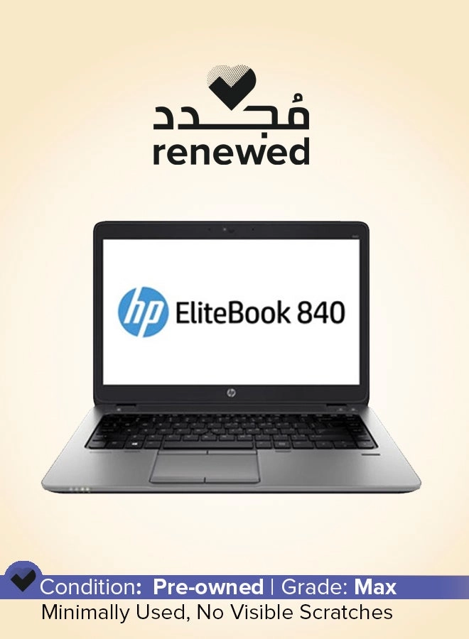HP (Renewed) Elitebook 840 G1 - 14'' 4th_gen 8GB DDR 500GB HDD