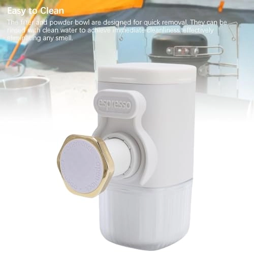 Portable Coffee Machine - Manual Compatible with Capsules and Ground Coffee 100 ml