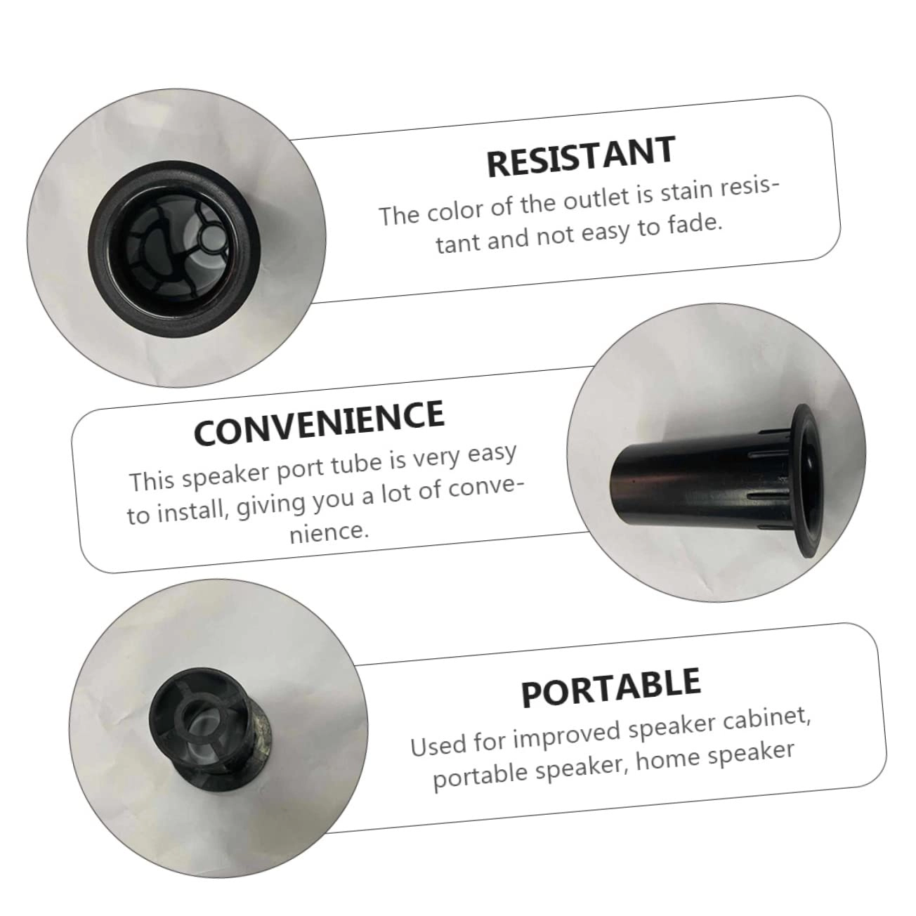 Subwoofer Port Tube - 4 Inch