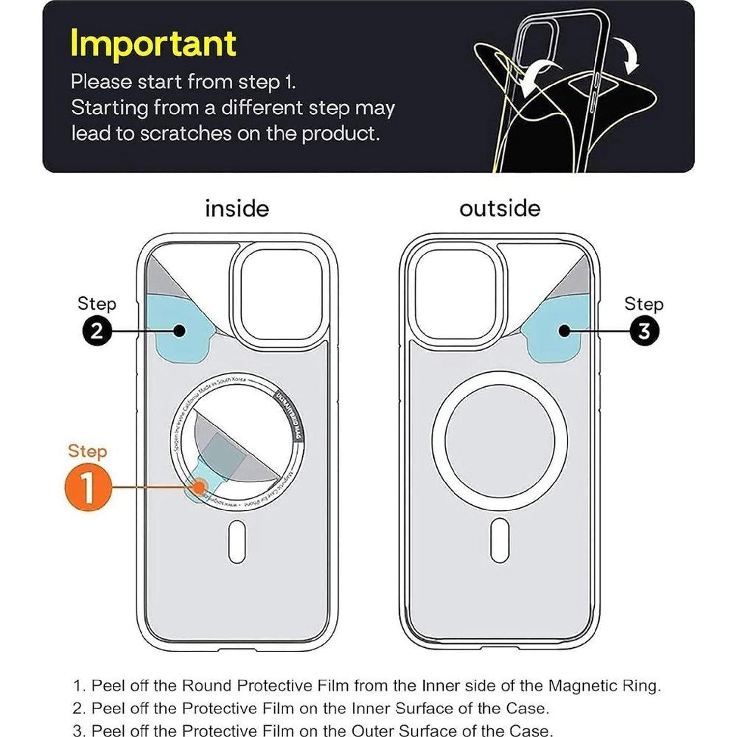 Clear Case for Samsung Galaxy S25 Plus