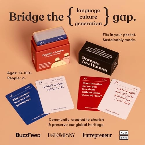 Bilingual Conversation Cards - 13 years and up 70 pieces
