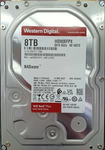 WD Red Plus 3.5" 7200rpm 256MB SATA 6Gb/s (WD80EFBX) - 8TB