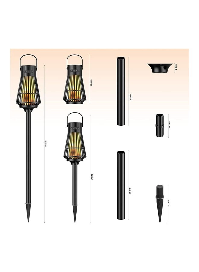 MX-OS022 - LED Flame Torch Wireless Speaker Pole Ground Stake