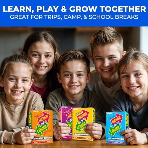 Higher or Lower Trivia Cards