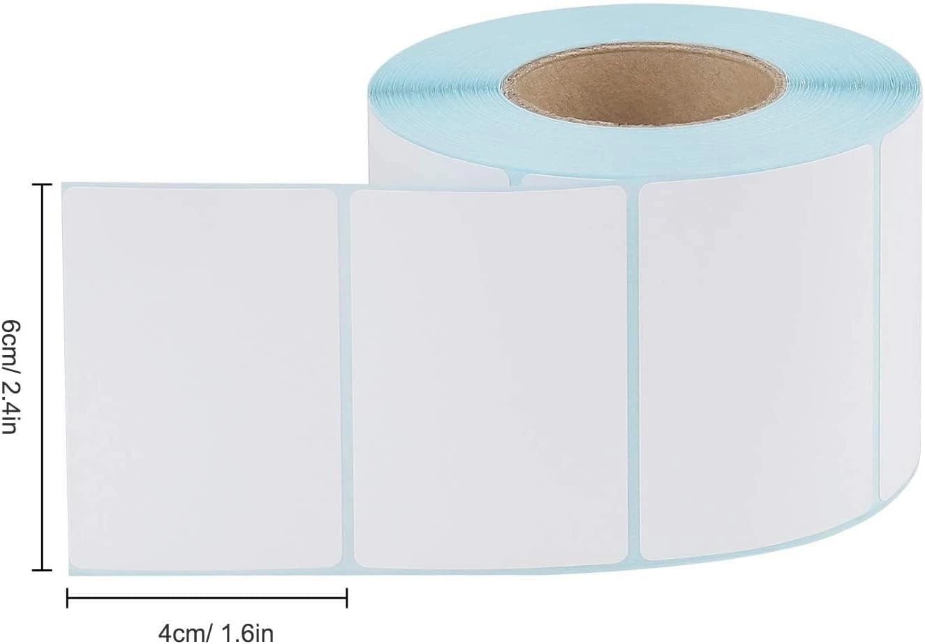 Barcode Label Sticker - 1 Roll 1.5" × 2.5" (40 × 60 mm)