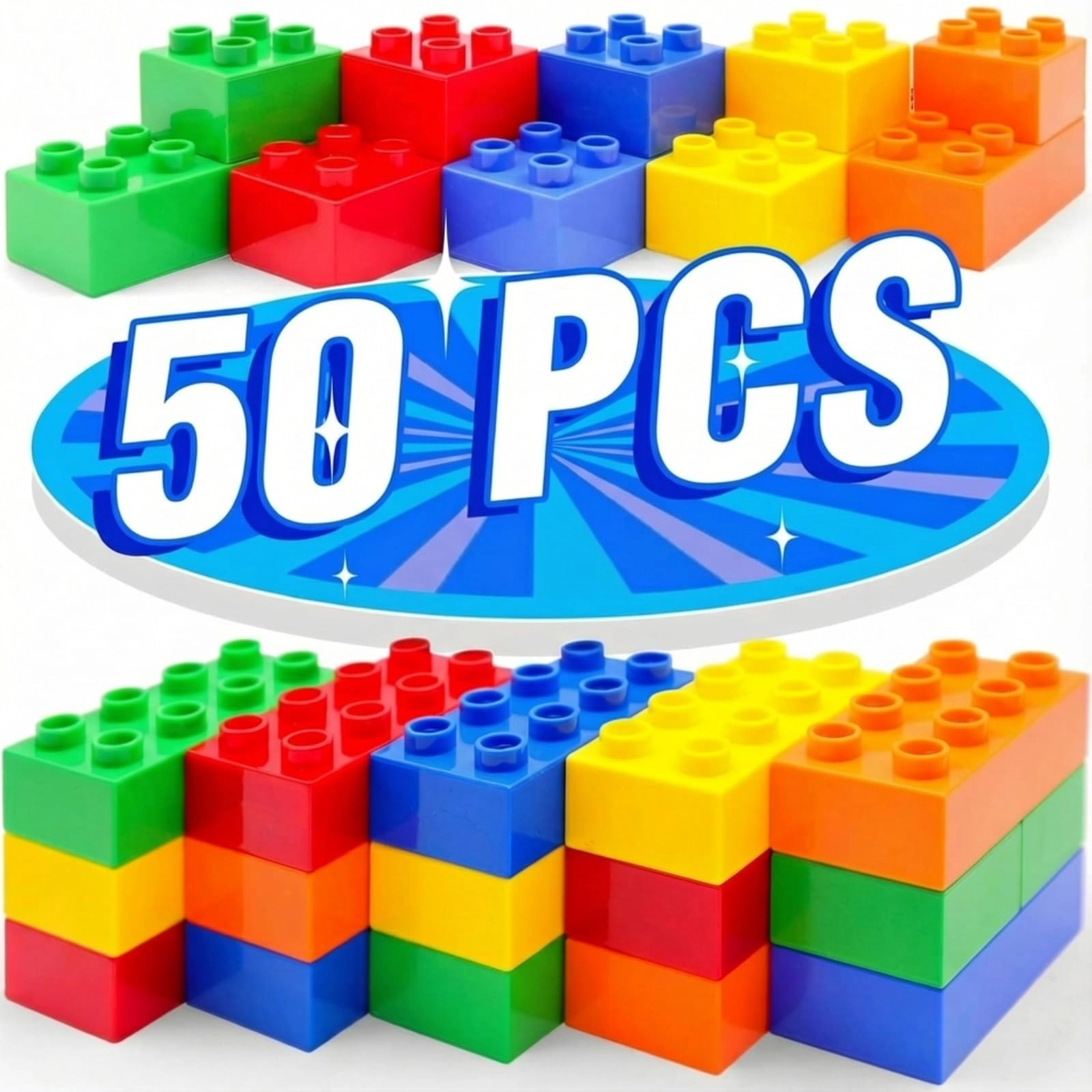 WYSWYG Large building block set - 50 pcs