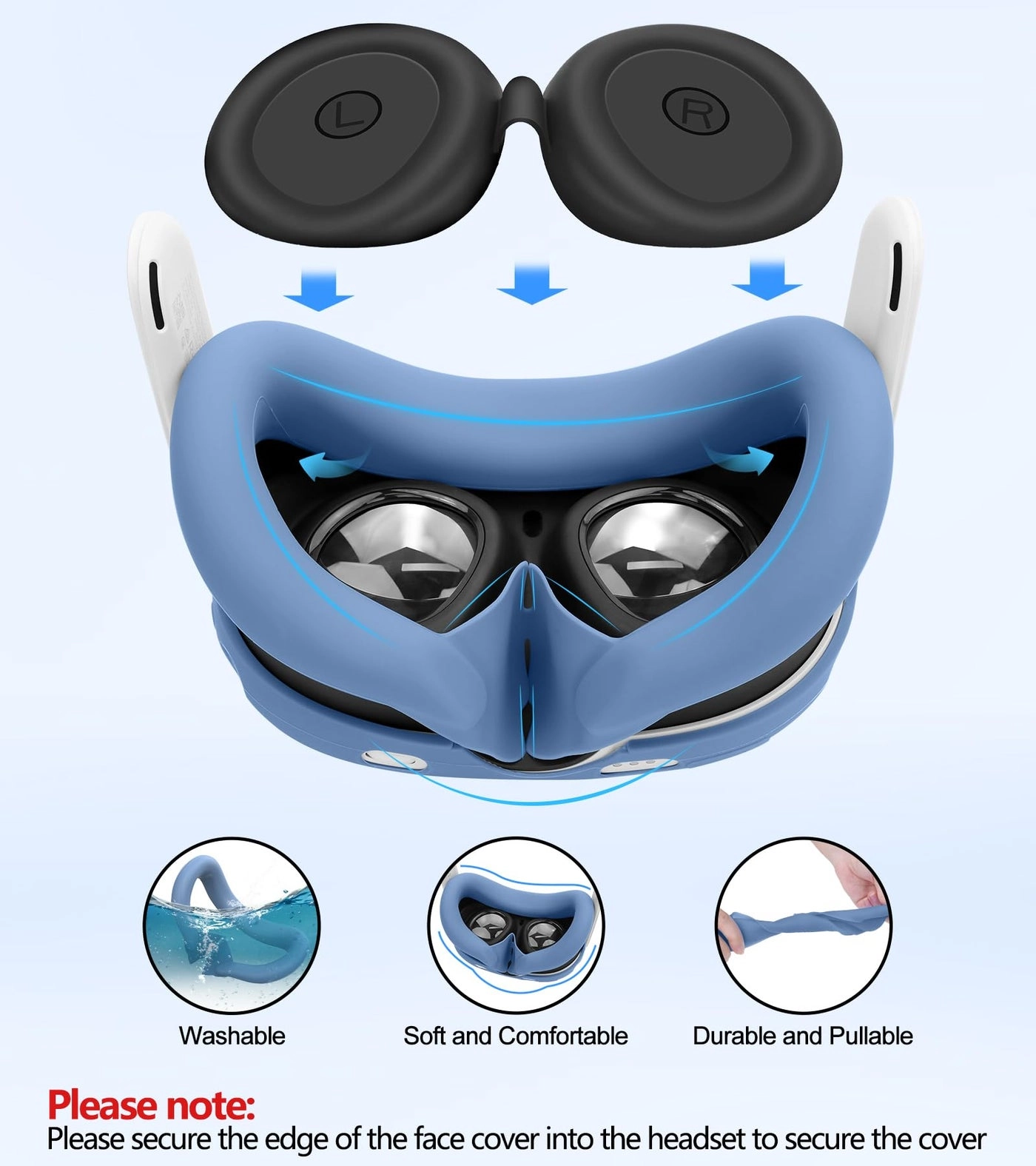 Silicone Cover Set - Compatible with Meta/Oculus Quest 3 Controller Grips