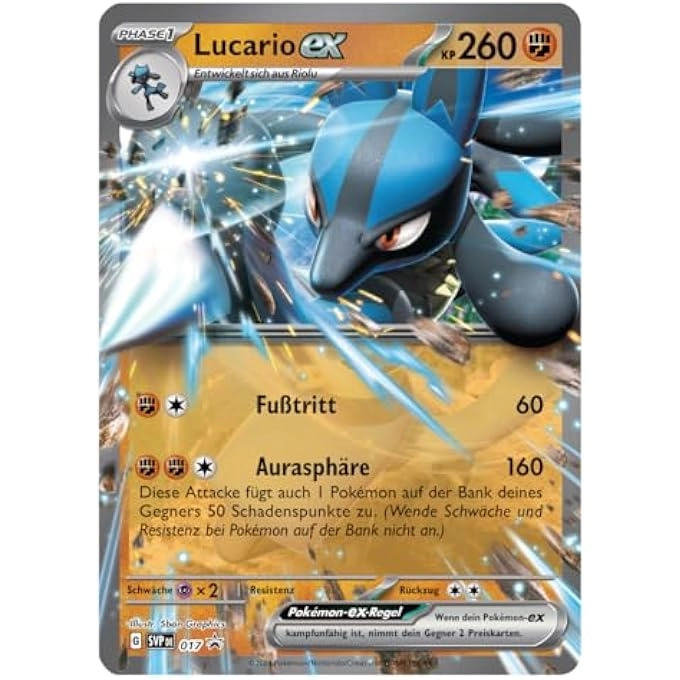 EX Battle Deck Lucario EX - 60pcs