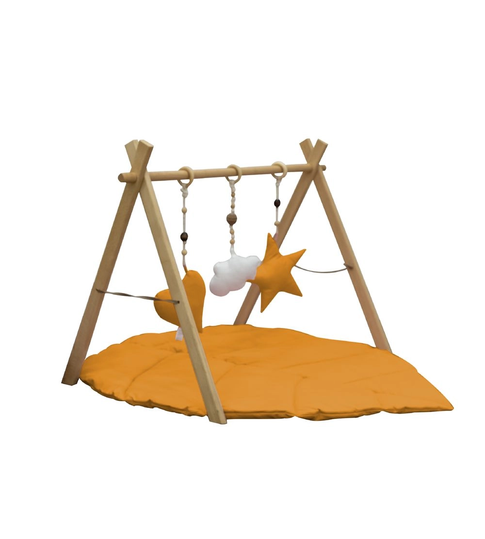 Bibena Nova Wooden Baby Gym - Suitable for 0 month and above