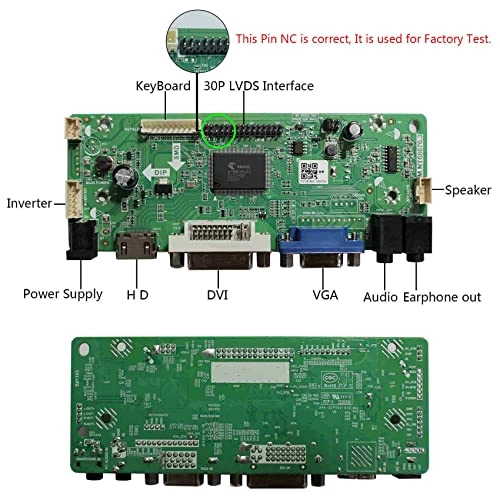 HDMI DVI VGA Audio LCD Controller Board - 23 Inches 1920x1080
