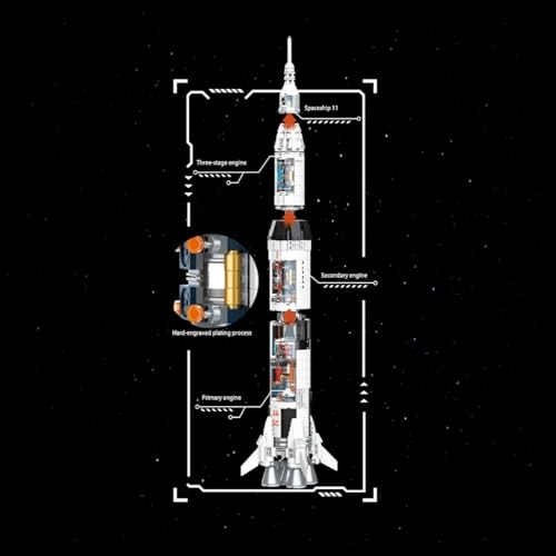 Space Rocket - 1578 pcs Space
