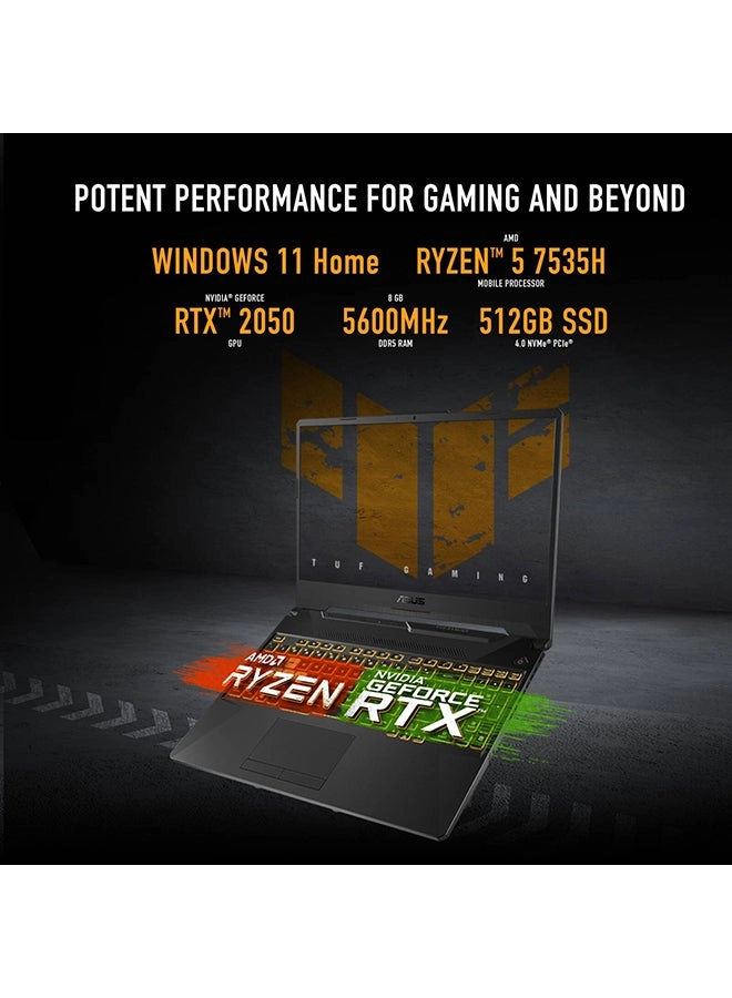 TUF Gaming A15 FA506NF-HN042W - 15.6'' Ryzen 5-7535HS 8GB DDR5 512GB SSD