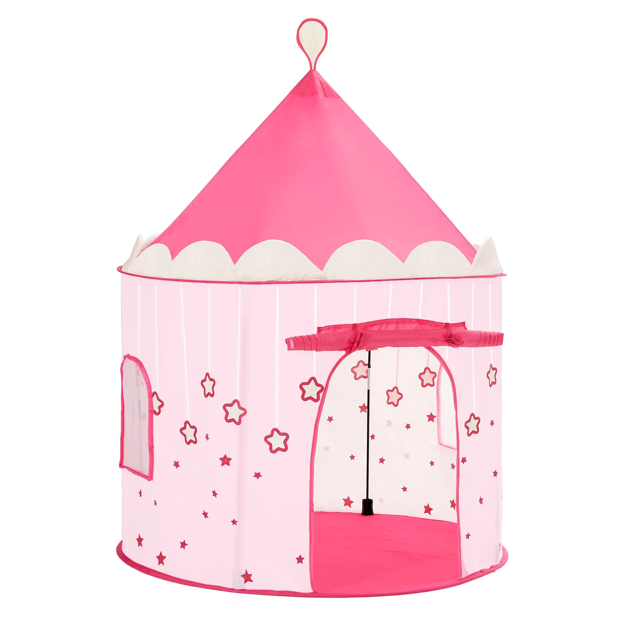 Songmics Princess Castle Play Tent - 101 x 101 x 135 cm Pink