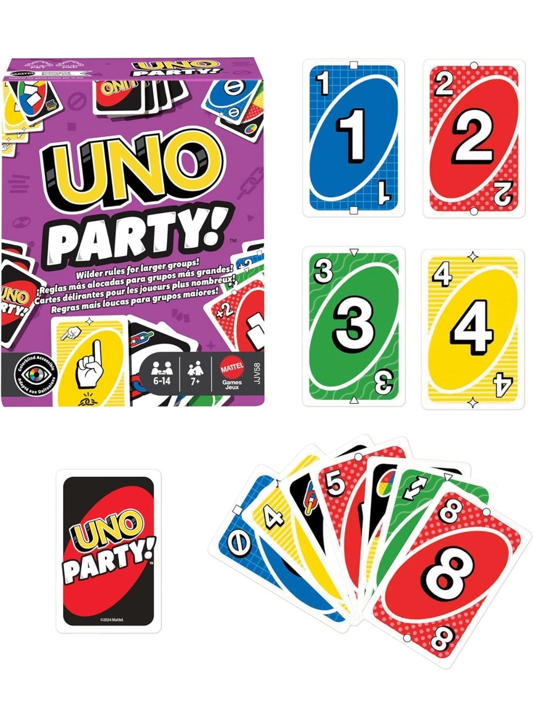 Mattel Games Uno Party Refresh