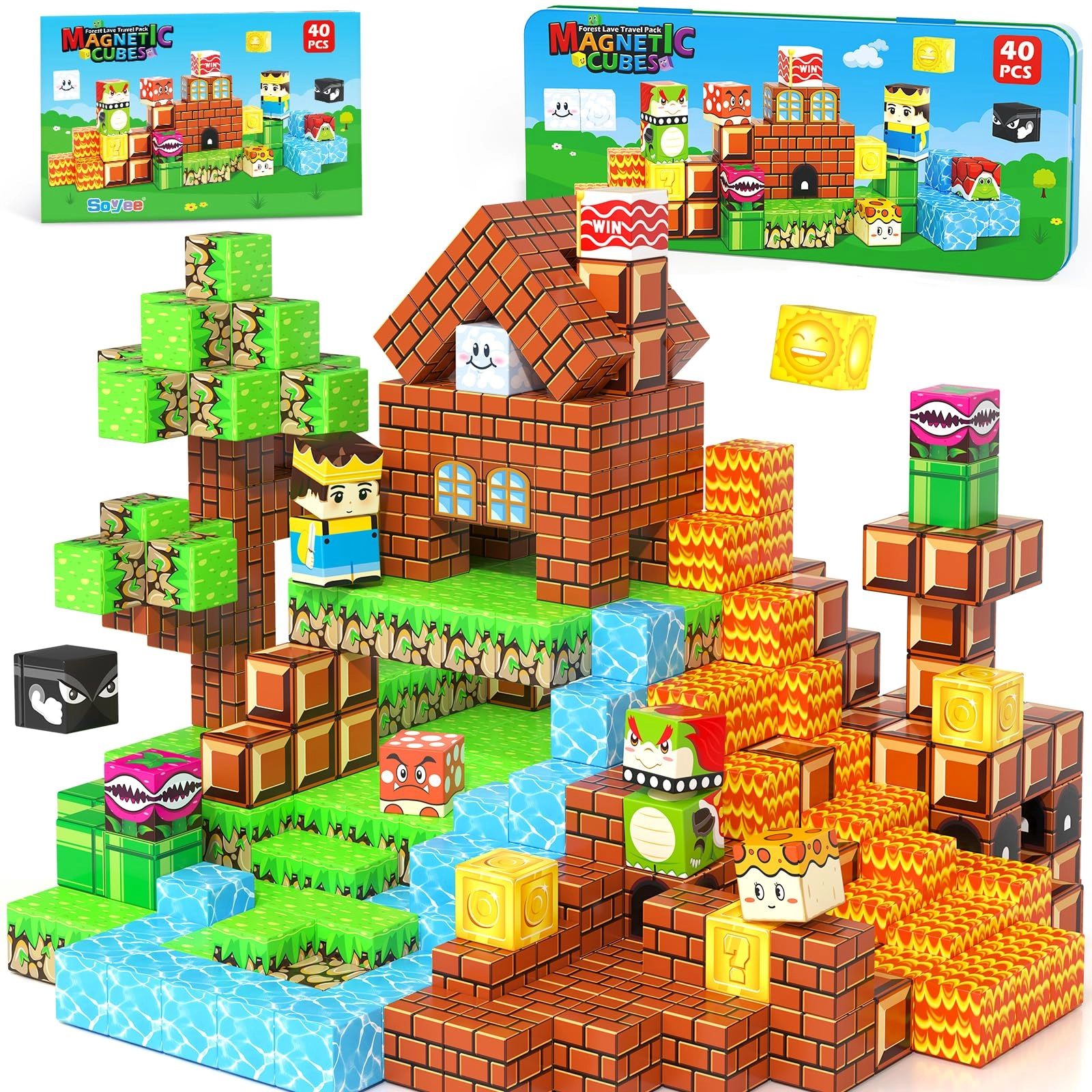 Soyee Magnetic Blocks - 40 pcs