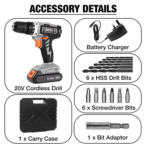 Cordless Drill Driver - 26 Watt-hours