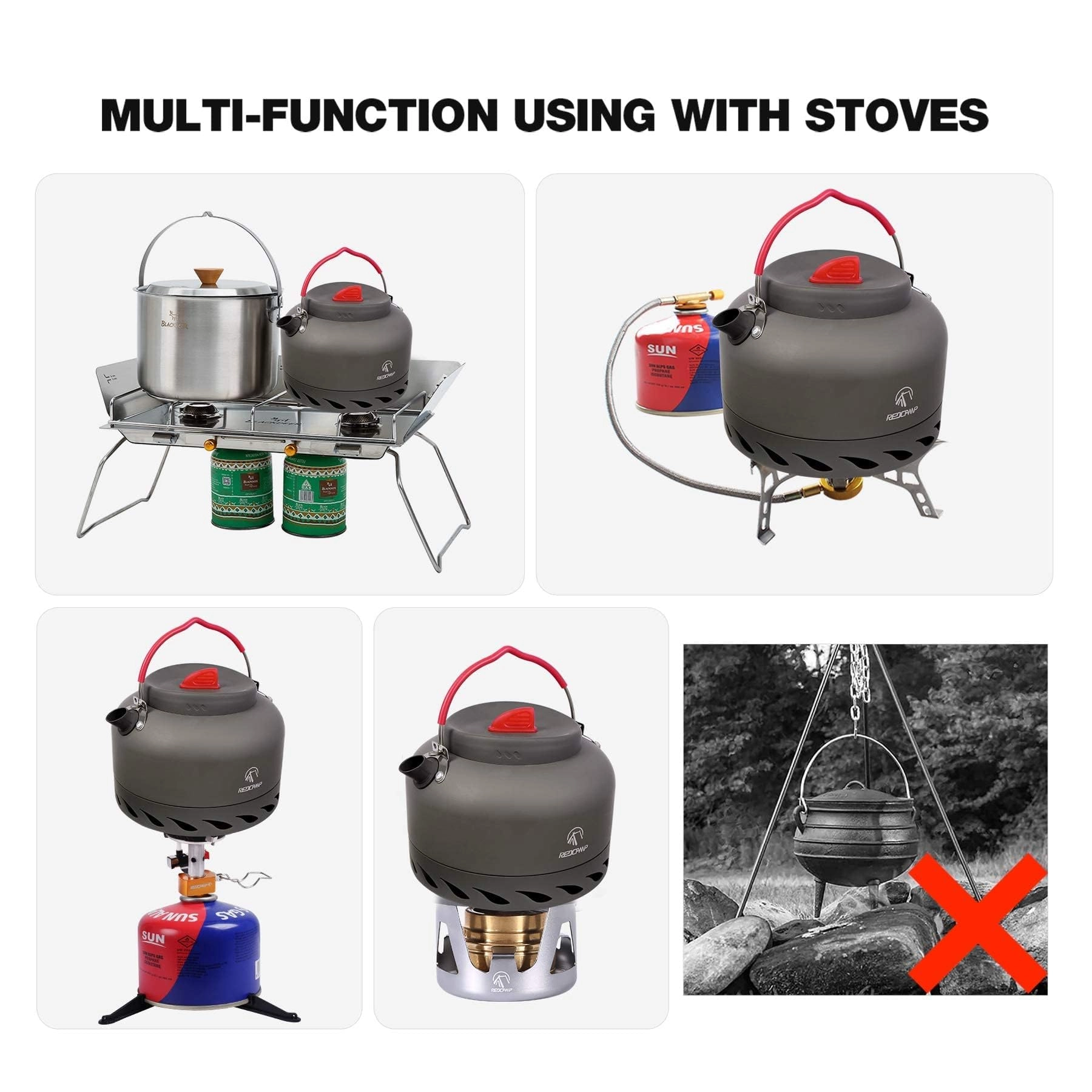Camping Kettle - 1.4 Liters